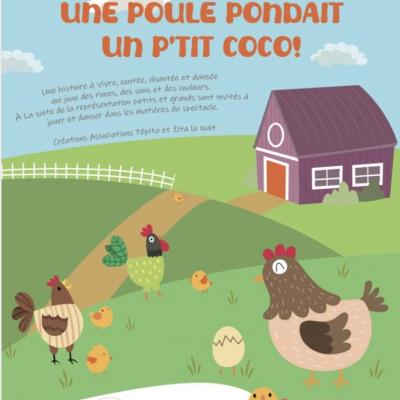 Spectacle raconte tapis une poule pondait un p tit coco lison peytour marseille gap association pepita
