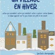 Spectacle un village en hiver affiche pepita petite enfance marseille gap lison peytour