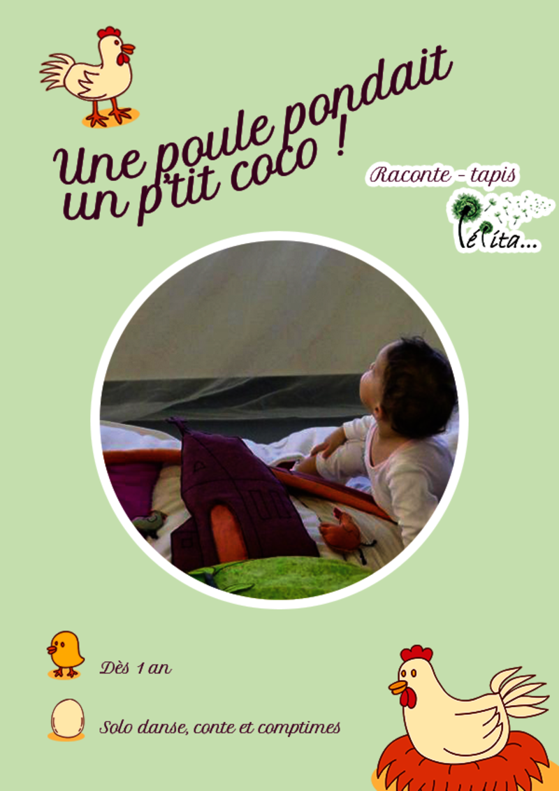 Une poule pondait un ptit coco pepita theatre divadlo marseille Lison Peytour